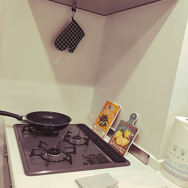 mi-yanのLIKAR-LIKAR 5色 コットン耐熱ミトン 鍋つかみ オーブンミトン コットン プリント 手袋 クッキング用 フリーサイズ （2個セット） (E)の家具・インテリア写真