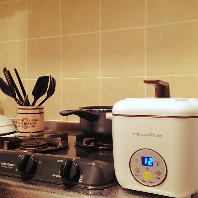 yuko498のウィナーズ-電気鍋スロークッカー recolte レコルト ヘルシーコトコト RHC-1 スチーム調理器 ヘルシー料理 炊飯器 調理家電の家具・インテリア写真