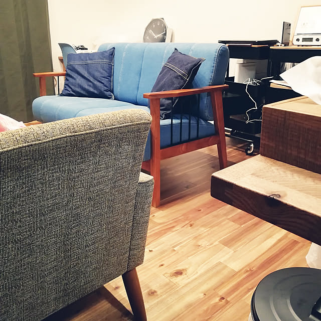 kotarou58の-Tally タリー デニムソファ 2人掛け用の家具・インテリア写真