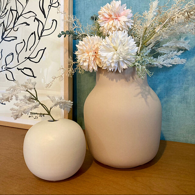 NaokiのKugusa-Kugusa 造花 シルクフラワー 花束 ドライフラワー 風 フェイク ブーケ インテリア 装飾 (花束（ピーチホワイト）) 1束の家具・インテリア写真
