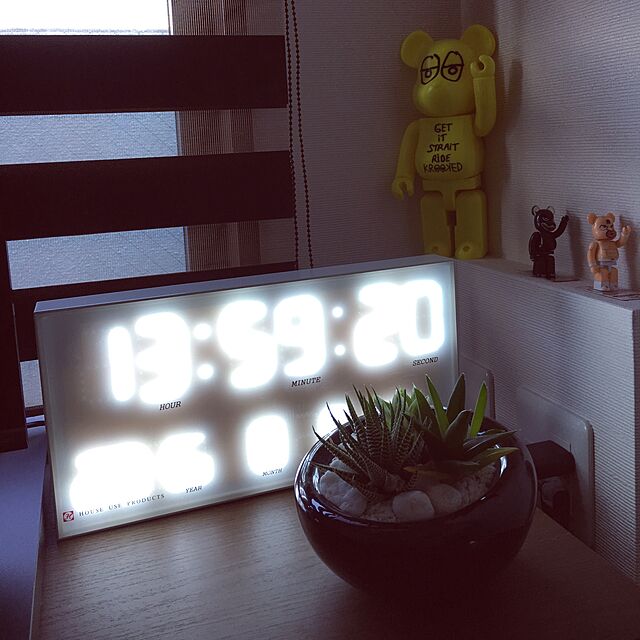 Benaのアクティブ-HOUSE USE PRODUCTS(ハウスユーズプロダクツ) LED 時計 FROST ホワイト ACL050 [正規代理店品]の家具・インテリア写真