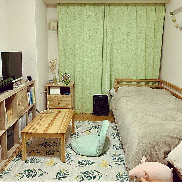 hornのニトリ-麻入りキルトラグ(レモンリーフi 130X185) の家具・インテリア写真