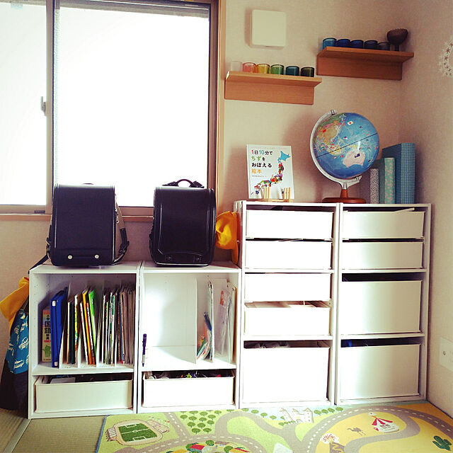 ikekoの-squ+　インボックス　セパレートガイド （ 収納 カラーボックス レール インナーボックス　インナーケース　収納ボックス ）の家具・インテリア写真