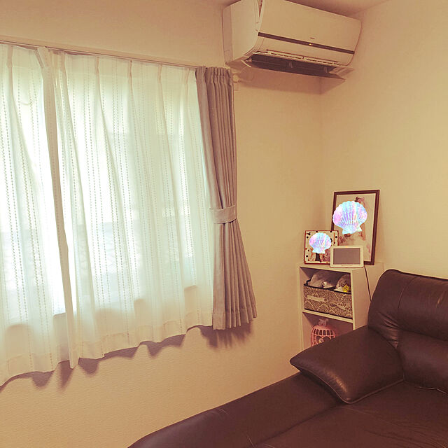 tamagoのニトリ-遮光2級カーテン(スロウ グレー 100X135X2) の家具・インテリア写真