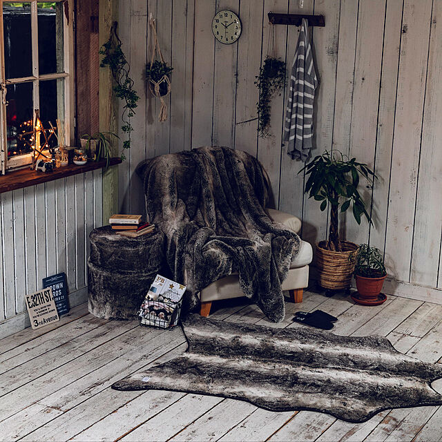 ofucaの-ラグ ラグマット 130ｘ185cm ラグ ラグマット 洗える おしゃれ 北欧 インテリア ウォッシャブル 新生活 エコ ファーの家具・インテリア写真
