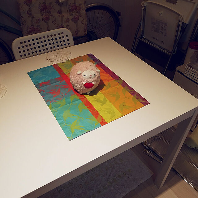 Reiのイケア-ＩＫＥＡ/イケア VANGSTA：伸長式テーブル80/120x70 cm ホワイト （403.751.29）の家具・インテリア写真