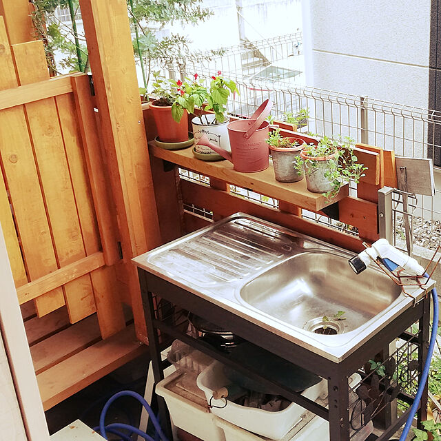 kazuの-ステンレス製屋外用流し台【ホースをつなぐだけ】の家具・インテリア写真