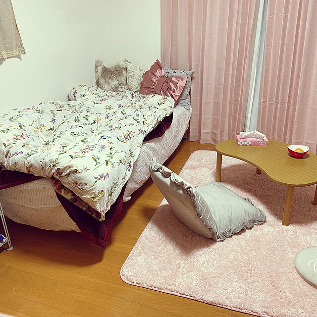 oreoの-クッション クッションカバー レディース リリーユ クッション 350×450 ライトグレーの家具・インテリア写真