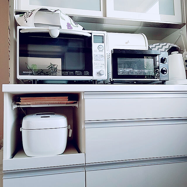 masumiの-パモウナ 食器棚 120 完成品 キッチンボード LF-S1200R LF-1200R 幅120×奥行44.5×高さ198cm LF/QF 頑丈の家具・インテリア写真