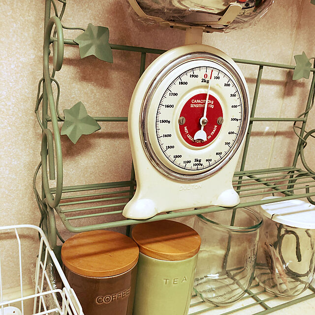 yukoの-キッチンスケール アナログ 2kg ダルトン オールドファッションド スケール 100-064 アイボリー レトロ アメリカンヴィンテージ調の家具・インテリア写真