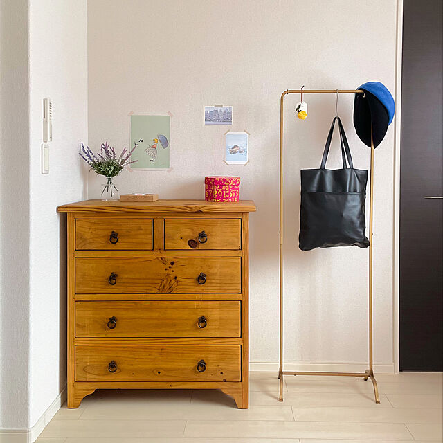 4lanakoの-ジョセフアイアン ハンガーラック スリム 組立式 おしゃれ シンプル カスタム ディスプレイの家具・インテリア写真