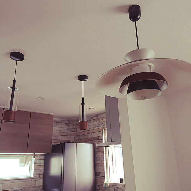 yu.mkの-AP46957L：LED一体型ペンダント　白熱球60W相当　電球色 フランジ　傾斜天井取付可能の家具・インテリア写真
