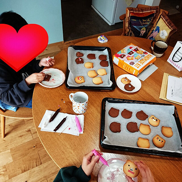 chinaminiの-ミントスタイル 30個つくれるキット キュンキュンくまちゃんクッキー バレンタインハンドメイド 製菓 お菓子作り 簡単 便利 配る HANDMADEKITの家具・インテリア写真