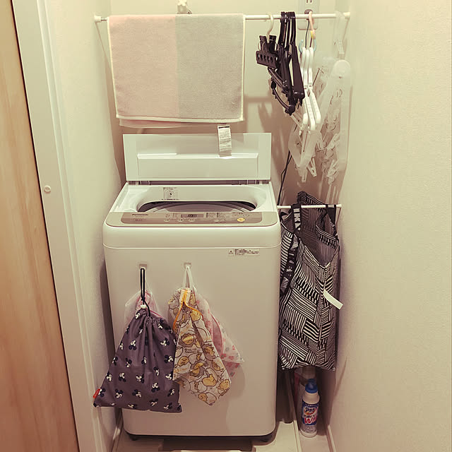 minkoのイケア-ＩＫＥＡ/イケア　BYSA 　物干し用ハンガー 洗濯バサミ38個付き　透明の家具・インテリア写真