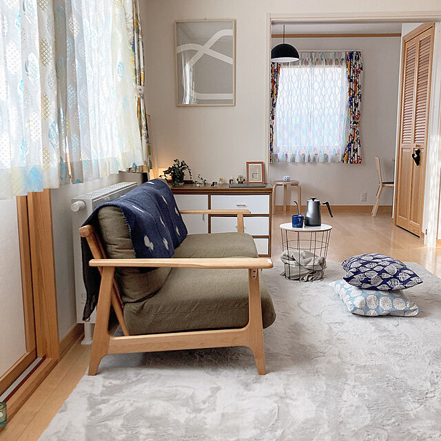 Swedishのイケヒコ・コーポレーション-フェイクファーラグ　ラピアス　【イケヒコ】の家具・インテリア写真