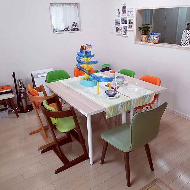 atsuのキャラメルカフェ-2018NEW！ IKEAイケア カラフル食器36ピースパーティーセット KALAS パステルカラーの家具・インテリア写真