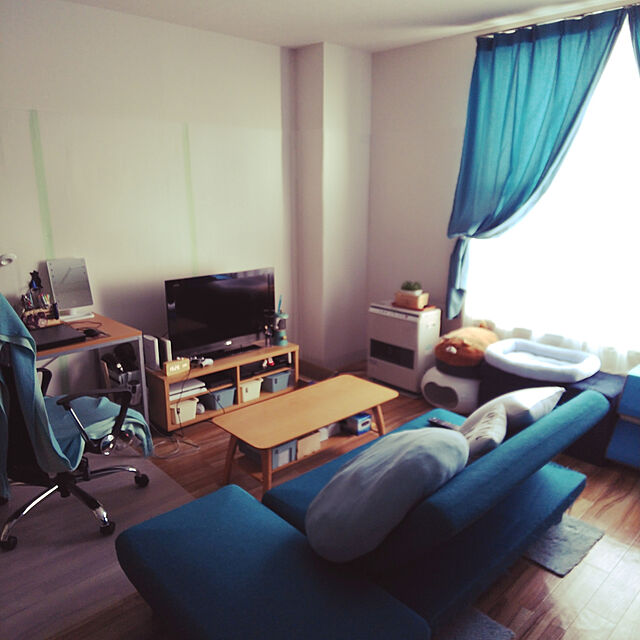 muchosuのニトリ-センターテーブル(セーブル3 120 WW) の家具・インテリア写真