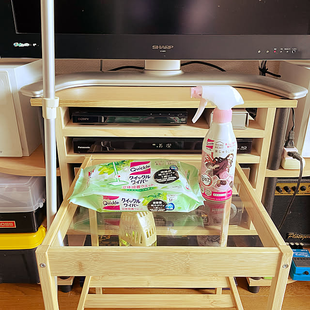 ike_chanの花王-【セール】クイックルワイパー 立体吸着ウエットシート シトラスハーブの香り 1セット（32枚入×2パック） 花王の家具・インテリア写真