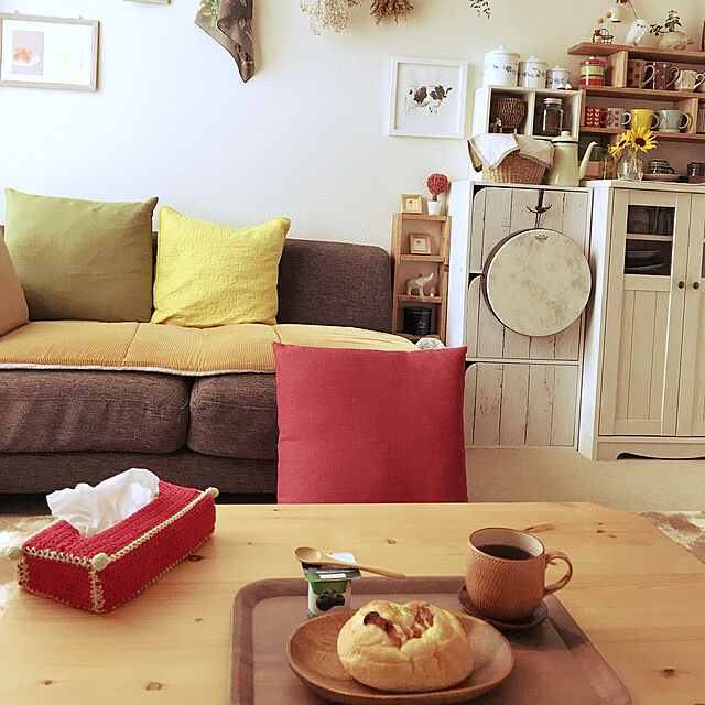 kurokoの-【5人に1人当たる】パイン材の折りたたみリビングテーブルの家具・インテリア写真