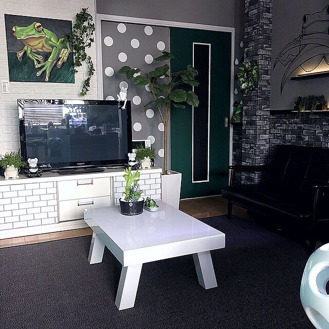 kaerucoのターナー色彩-ターナー色彩 アクリル絵具 ミルクペイント クロコダイルグリーン MK450043 450mlの家具・インテリア写真