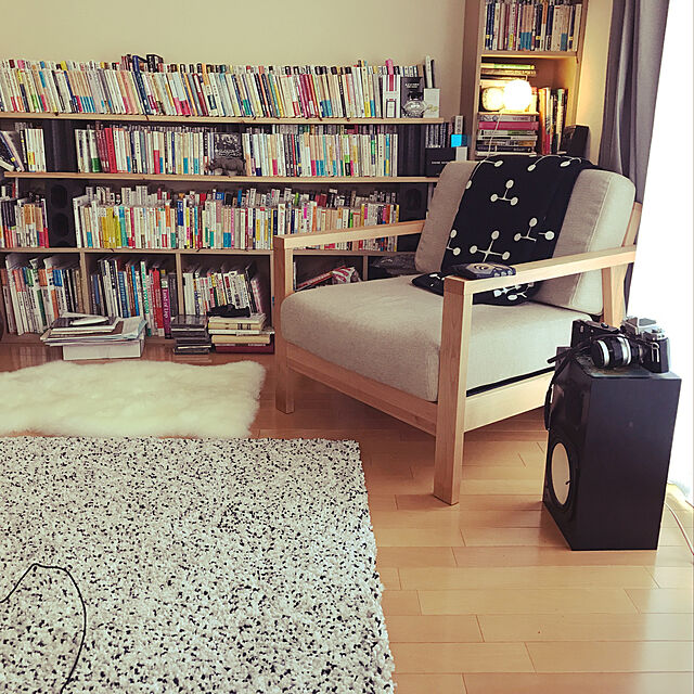 kosukeの無印良品-パルプボードボックス・タテヨコＡ４サイズ・４段・ベージュの家具・インテリア写真