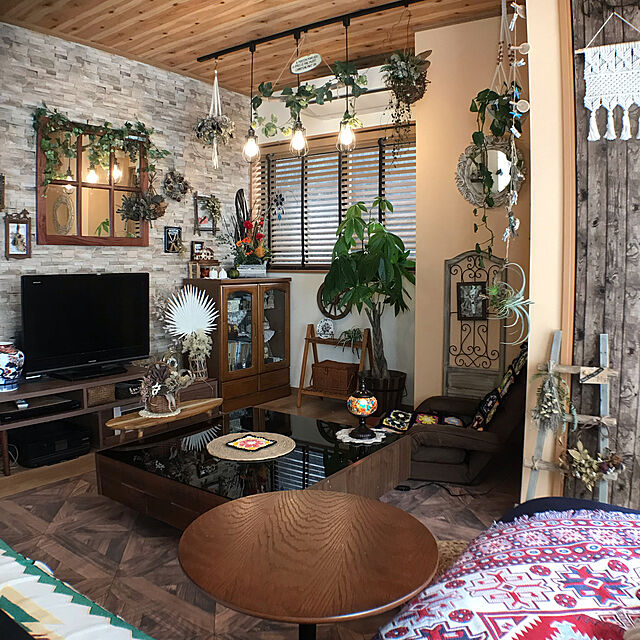 seana3761の-salut!(サリュ) ライフスタイル 【French Garden】ウッドラダー ブラウンの家具・インテリア写真