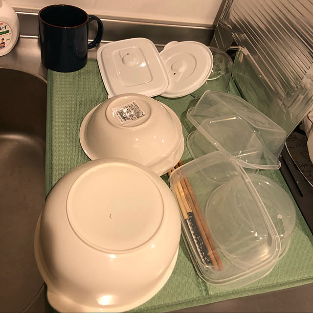 一流の品質 IKEA NYSKOLJD ニーショリド 食器用水切りマット グリーン ecousarecycling.com