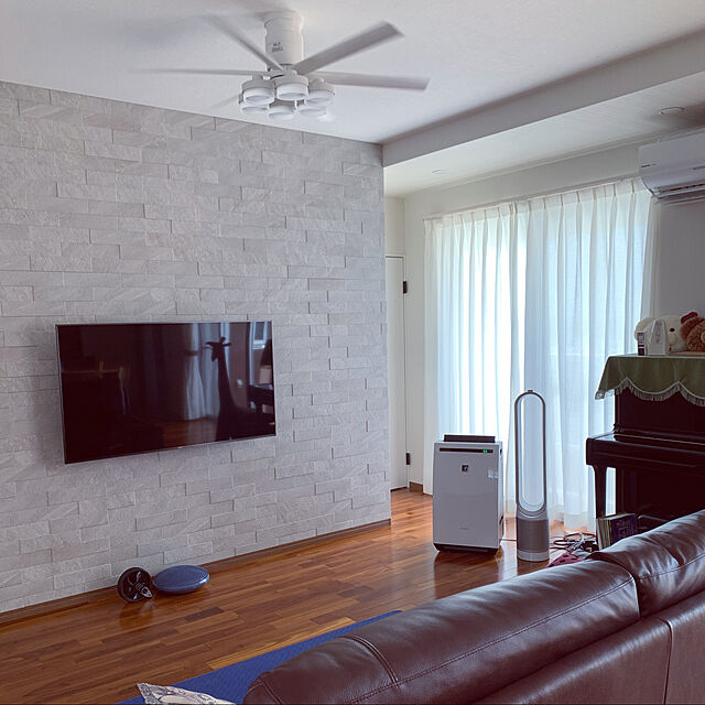 AnzuのDyson-ダイソン 空気清浄機能付 タワーファン dyson Pure Cool Link TP03WS ホワイト/シルバーの家具・インテリア写真