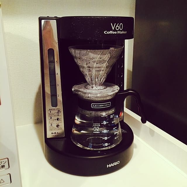 macoのHARIO-HARIO V60 珈琲王コーヒーメーカー 2~5杯用 ブラック EVCM-5Bの家具・インテリア写真