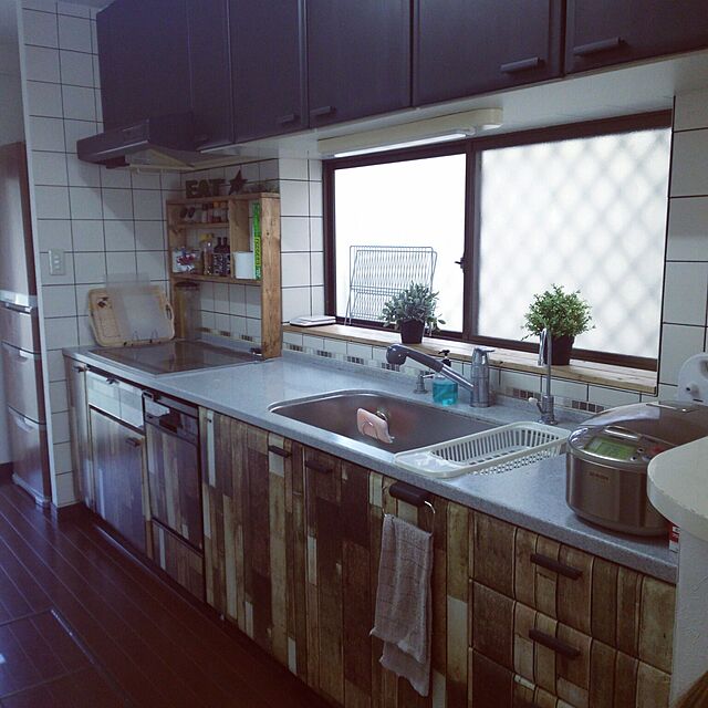 taimakoのイケア-IKEA(イケア)KVOT　水切り　亜鉛メッキキッチン収納の家具・インテリア写真