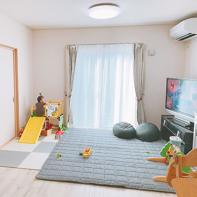 minami.tのニトリ-洗えるキルトラグ(キルトナチュラルo 200X240) の家具・インテリア写真