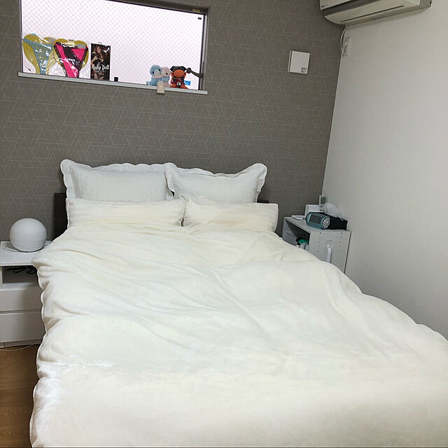 mi-Chanのニトリ-枕カバー 大判(Nホテルスタイル B) の家具・インテリア写真