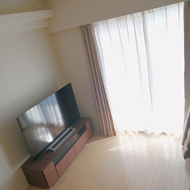 AUD1のニトリ-裏地付き遮光2級・遮熱カーテン(ロペ ベージュ 100X200X2) の家具・インテリア写真