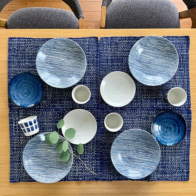 blueberryのニトリ-フリーカップ カル：エクレ（青格子） の家具・インテリア写真
