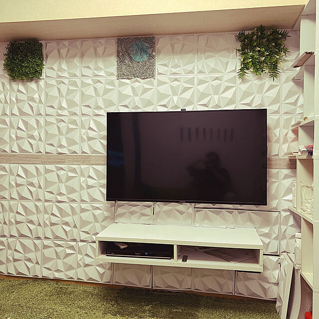 poloの-ユーカリマット 5361 壁掛 装飾 フェイクグリーン 造花 インテリア インダストリアル 人工芝 DIY 庭の家具・インテリア写真