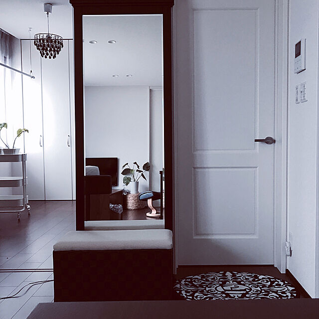 home_m_styleのイケア-【期間限定】【IKEA/イケア/通販】 SOKNEDAL ミラー, ブラック(c)(90298402)の家具・インテリア写真