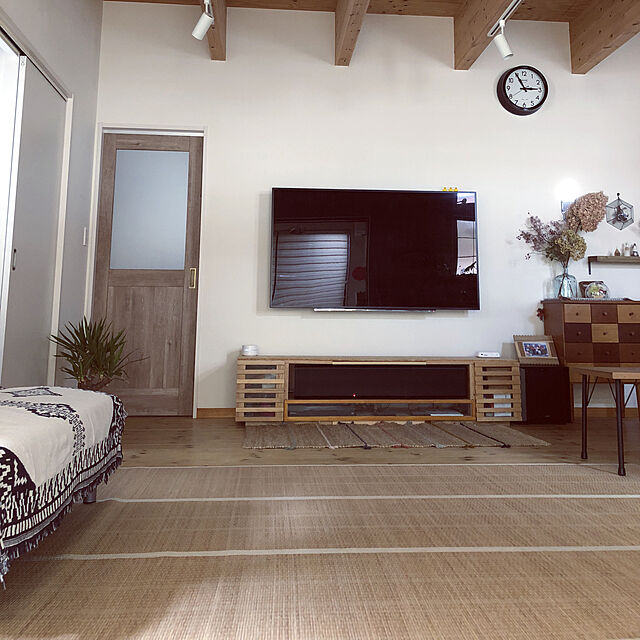 takakoのニトリ-竹ラグ(ステッチQ 180X240) の家具・インテリア写真
