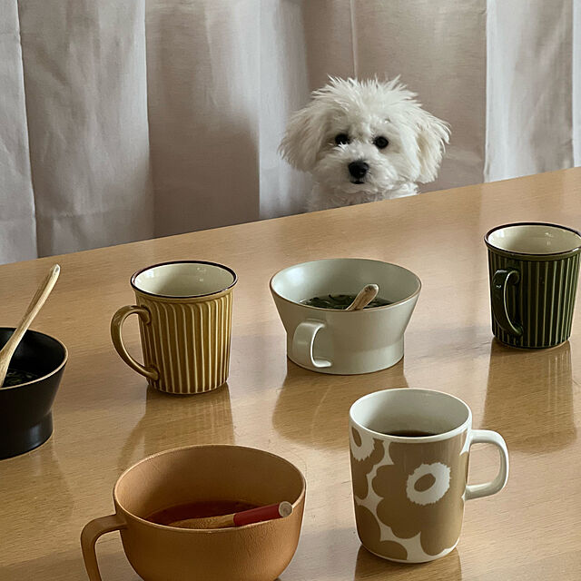 yukarimamaの-マリメッコ ウニッコ マグ 250ml / ホワイト×ベージュ　marimekko UNIKKO mug cup　【 正規販売店 】の家具・インテリア写真