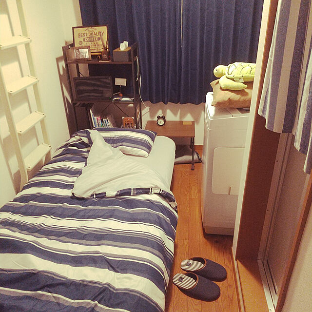 TORIGAI_2023.04のニトリ-すぐに使える寝具６点セット シングル(BD/GY S S2201) の家具・インテリア写真