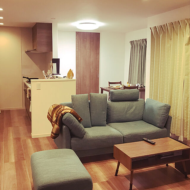mayucocoon130のニトリ-コーナーソファセット(CA10 DR-TBL) の家具・インテリア写真