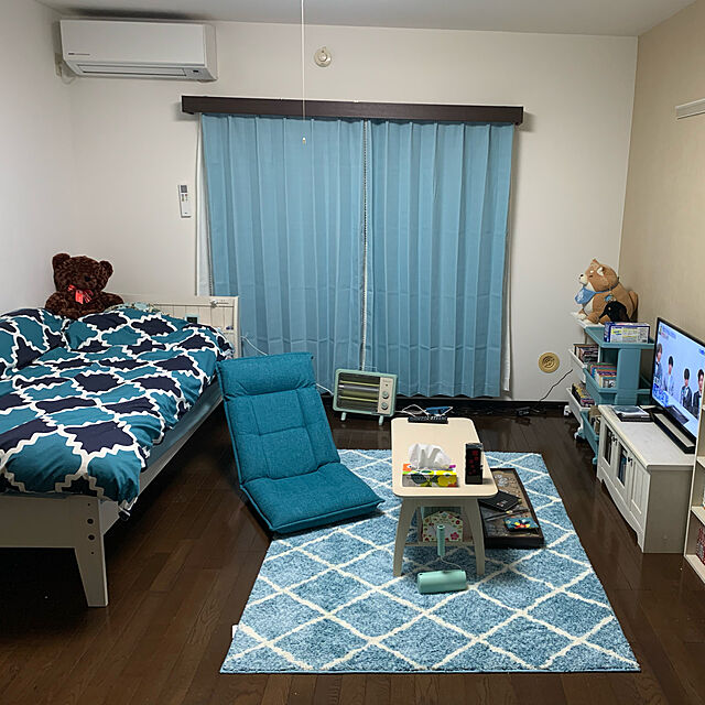 y003のニトリ-シングルベッドフレーム (スピース2 WW DL2) の家具・インテリア写真