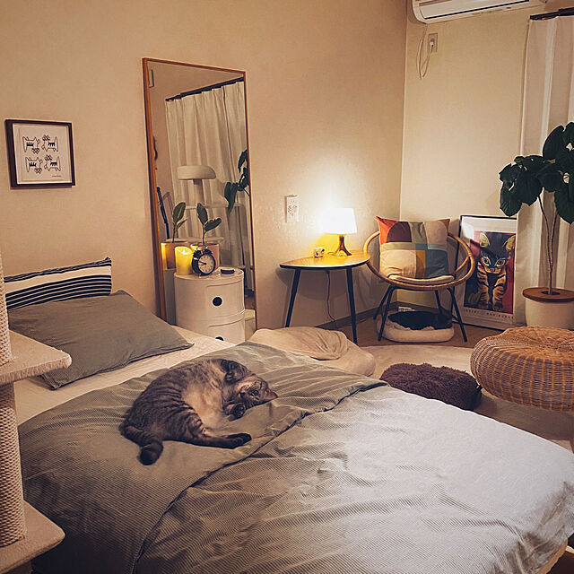 ineko_kのイケア-STENMÄTARE ステンメータレ クッションカバーの家具・インテリア写真