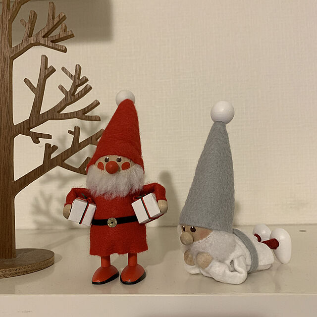 Y.Sの-ノルディカニッセ 欲張りサンタ フェルトシリーズ 赤 NORDIKA nisse クリスマス 雑貨 木製 人形 北欧 NRD120074の家具・インテリア写真