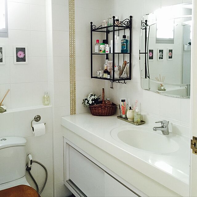kikiのマスターリンクス-【 Dream Sticker 】 モザイクタイルシール キッチン 洗面所 トイレの模様替えに最適のDIY 壁紙デコレーション ALT-14 (ベージュ, 1枚)の家具・インテリア写真