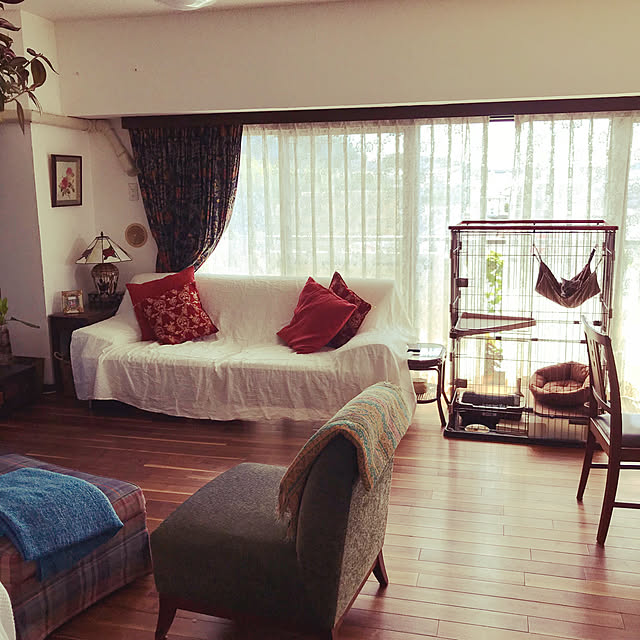 IKEA イケア クッションカバー レッドオレンジ 赤 50x50cm 30326530 VIGDIS【カバーのみ】 通販 家具と