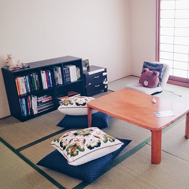ururumeruのタカラトミーアーツ-LINE CHARACTER フェイスクッション ブラウンの家具・インテリア写真