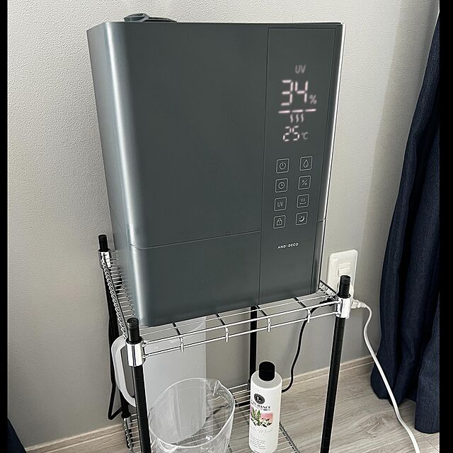 Ks-320-Homesのモダンデコ-モダンデコ UV除菌機能付き ハイブリッド加湿器 【保証1年間】 上部給水型 アロマ加湿器 卓上 (ホワイト)の家具・インテリア写真