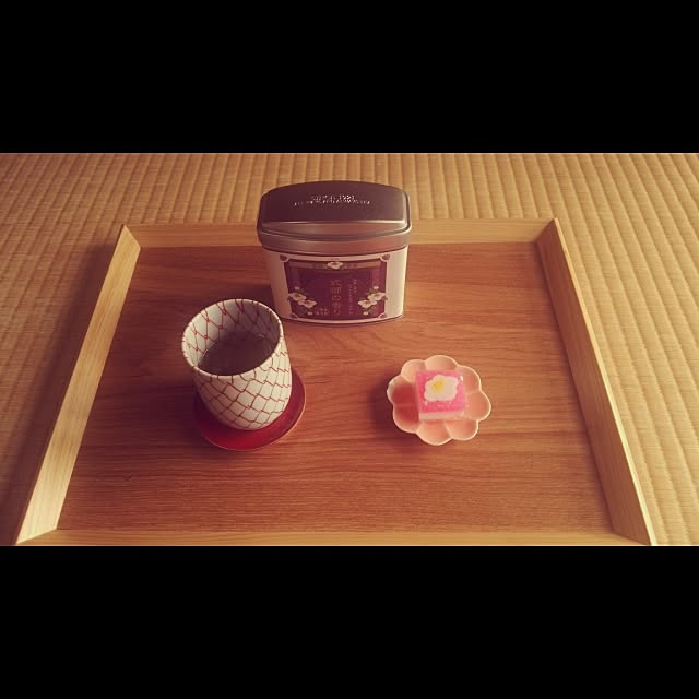 Rieの-京焼 清水焼 赤網湯呑み（高台有） 小の家具・インテリア写真