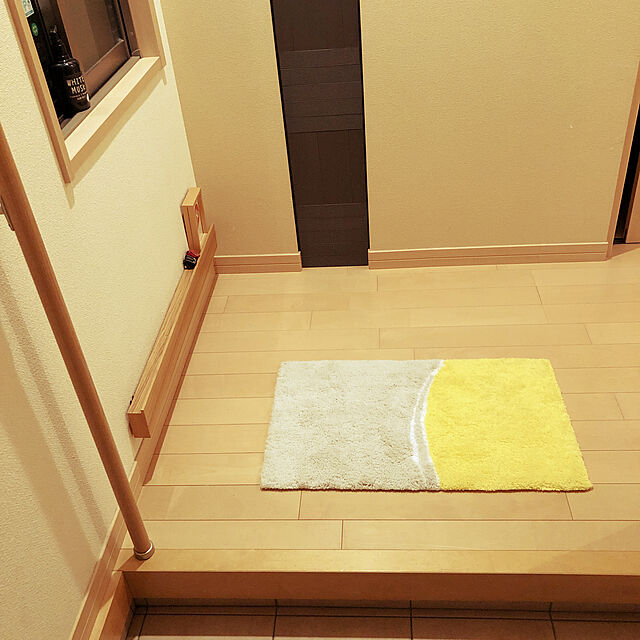 noriの-【日本製 オリジナル】玄関マット ラグ 洗える 抗菌防臭 滑り止め 和デザイン/UROKO 青の家具・インテリア写真
