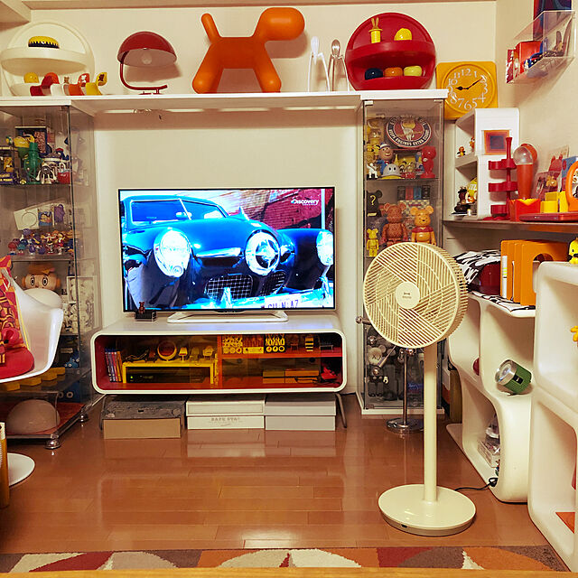 ikettenのイデアインターナショナル-BRUNO DC ジオメトリックフレームファン (ベージュ) BOE055-BEの家具・インテリア写真